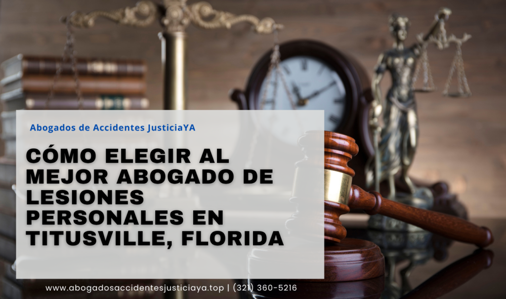 contratar abogado de lesiones Titusville