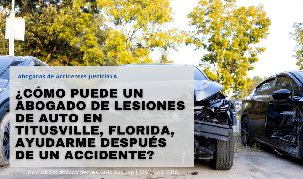 abogado lesiones accidente de auto Titusville
