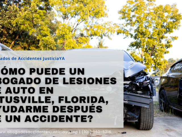 ¿Cómo puede un abogado de lesiones de auto en Titusville, Florida, ayudarme después de un accidente?