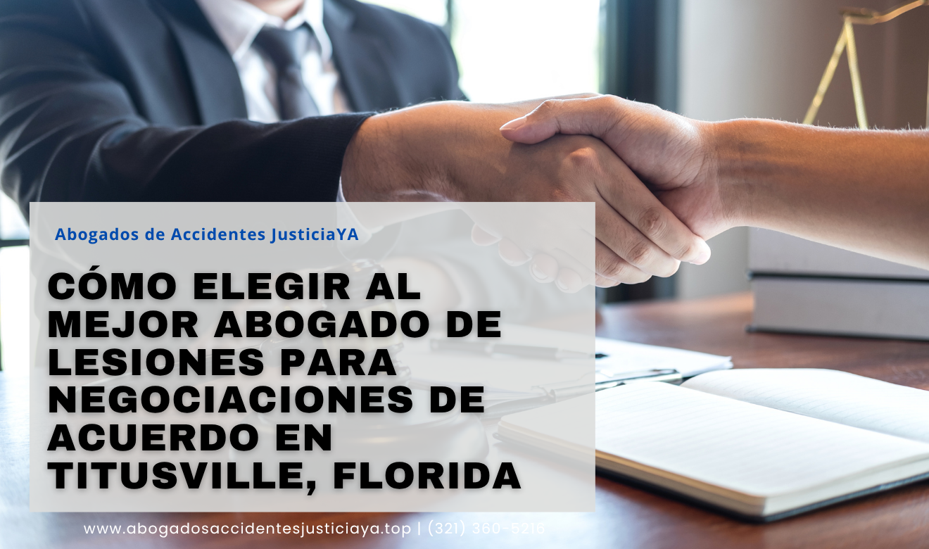 abogado lesiones negociación de acuerdo Titusville