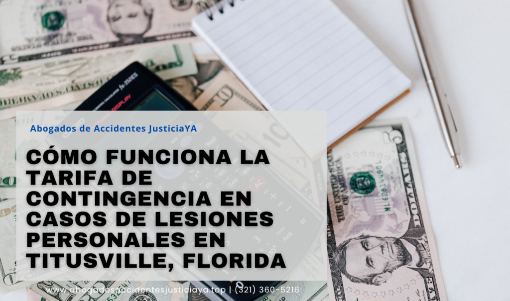 abogado lesiones tarifa contingencia Titusville