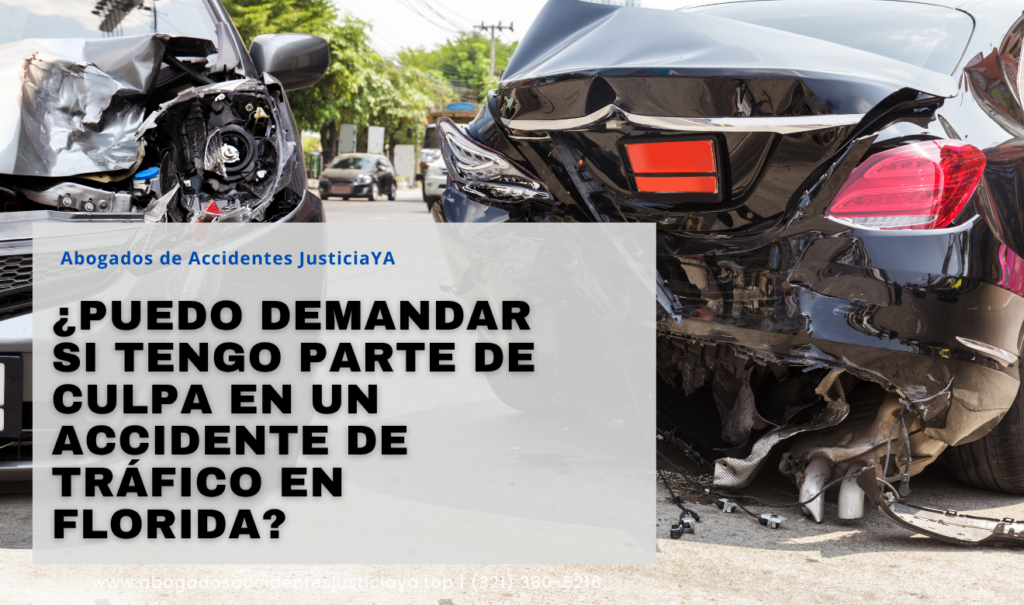 puedo demandar con parte de culpa Titusville